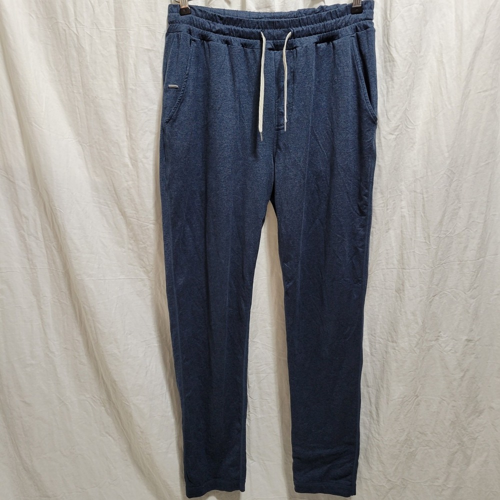 Vuori Joggers Mens Size Medium Blue Ponto Performance Sweatpantsโ Pockets V418